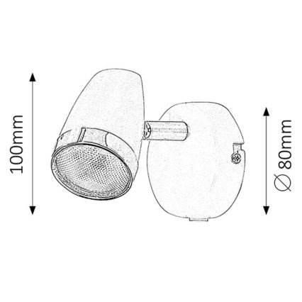 Rabalux - Spot LED LED/4W/230V