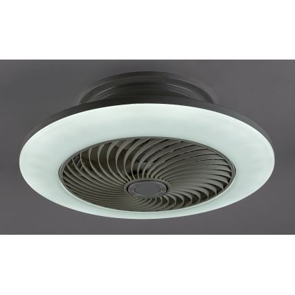 Rabalux - Plafonnier LED à intensité variable avec ventilateur DALFON LED/36W/230V 3000-6000K + télécommande