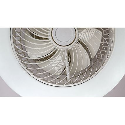 Rabalux - Plafonnier LED à intensité variable avec ventilateur DALFON LED/36W/230V 3000-6000K + télécommande