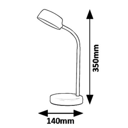 Rabalux 6778 - Lampe de table LED BERRY LED/4,5W/230V