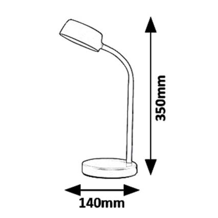 Rabalux 6780 - Lampe de table LED BERRY LED/4,5W/230V