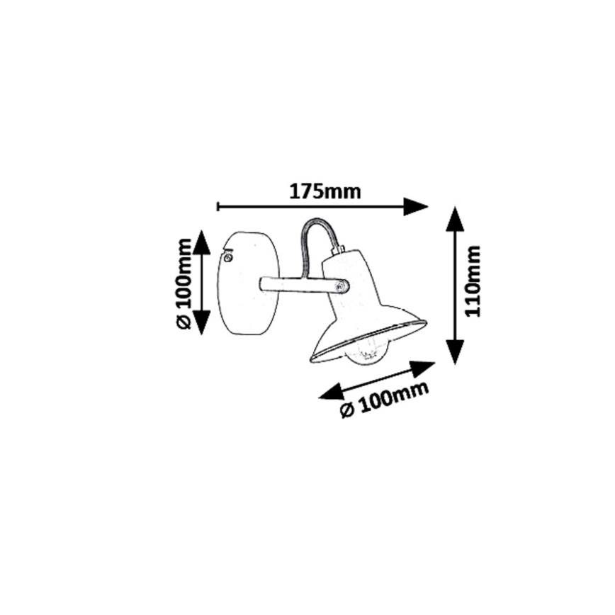 Rabalux 6788 - Applique murale MALIET 1xE14/40W/230V