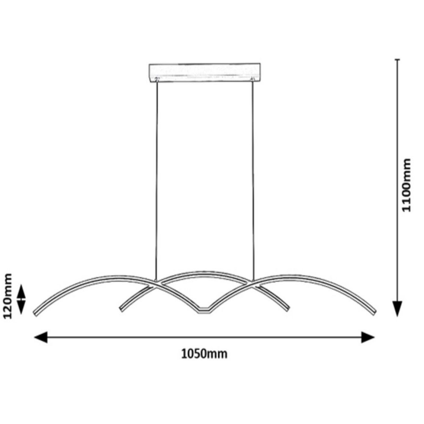 Rabalux - Suspension filaire LED LED/40W/230V