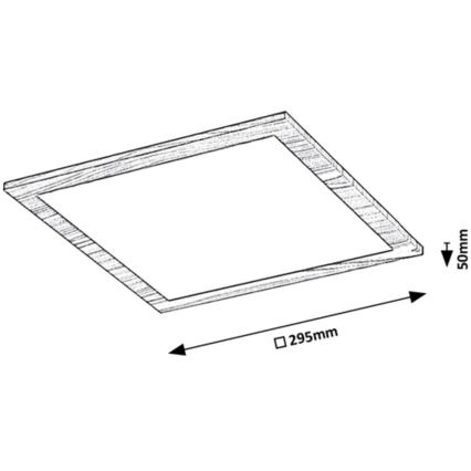 Rabalux - LED Surface-mounted panel LED/12W/230V 4000K