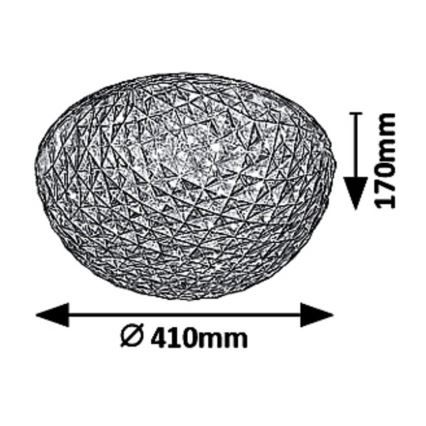 Rabalux - Plafonnier LED JILLIAN LED/24W/230V Ø 41 cm