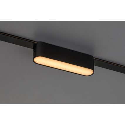 Rabalux - Plafonnier pour système de rail monophasé LED/6W/24V 3000K 11,5 cm noir