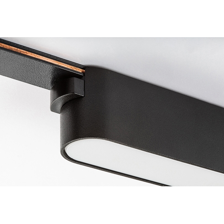 Rabalux - Plafonnier pour système de rail monophasé LED/6W/24V 3000K 11,5 cm noir