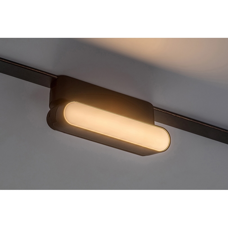 Rabalux - Plafonnier pour système de rail monophasé LED/6W/24V 3000K 11,5 cm noir