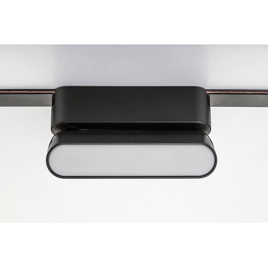 Rabalux - Plafonnier pour système de rail monophasé LED/6W/24V 3000K 11,5 cm noir