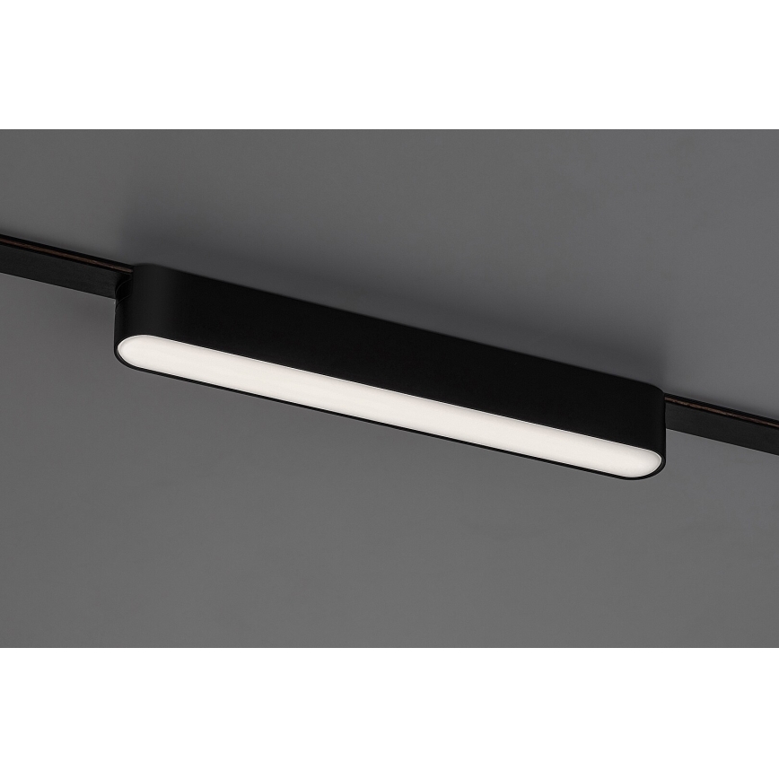 Rabalux - Plafonnier pour système de rail monophasé LED/12W/24V 4000K 22 cm noir
