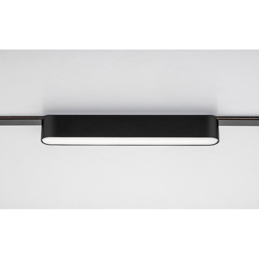 Rabalux - Plafonnier pour système de rail monophasé LED/12W/24V 4000K 22 cm noir