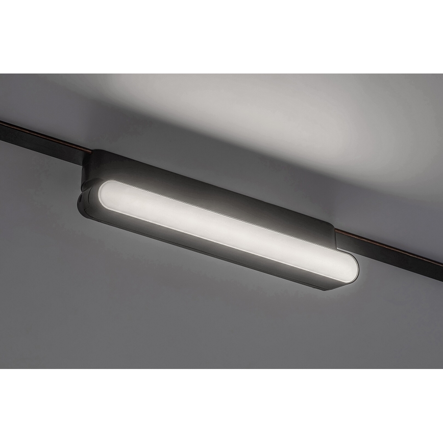 Rabalux - Plafonnier pour système de rail monophasé LED/12W/24V 4000K 22 cm noir