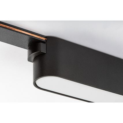 Rabalux - Plafonnier à intensité variable pour système de rail monophasé LED/12W/24V 2700-5500K Wi-Fi Tuya 22 cm noir