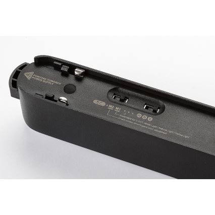 Rabalux - Plafonnier à intensité variable pour système de rail monophasé LED/16W/24V 2700-5500K Wi-Fi Tuya 33 cm noir
