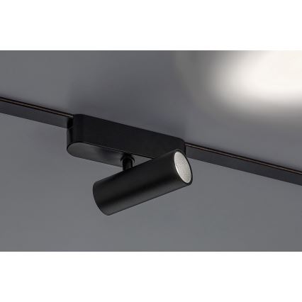Rabalux - Spot à intensité variable pour système de rail monophasé LED/5W/24V 2700-5500K Wi-Fi Tuya noir