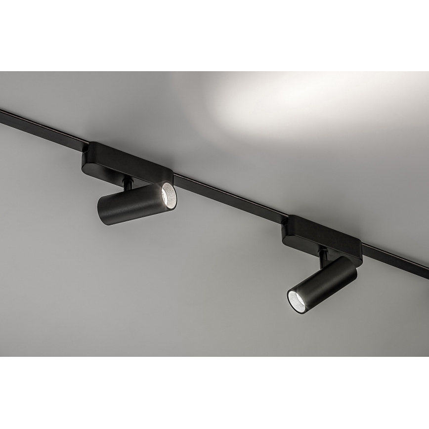 Rabalux - Spot à intensité variable pour système de rail monophasé LED/5W/24V 2700-5500K Wi-Fi Tuya noir