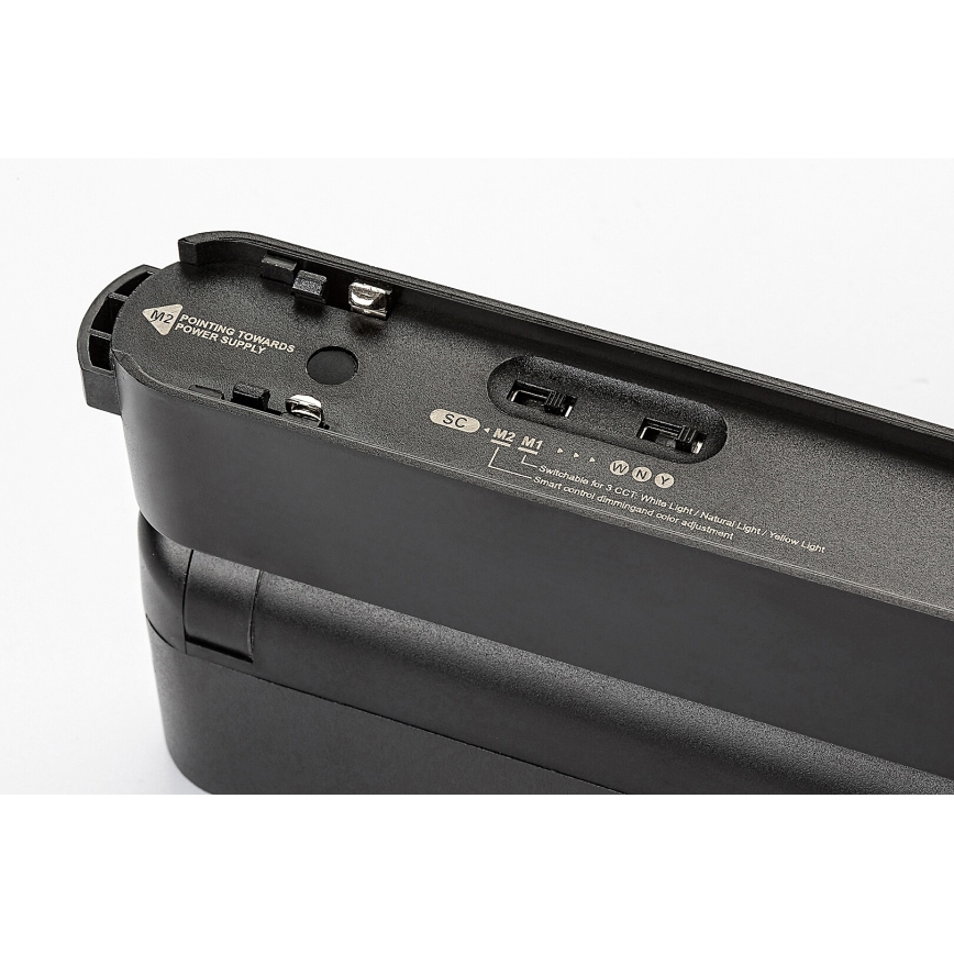 Rabalux - Plafonnier à intensité variable pour système de rail monophasé LED/13W/24V 2700-5500K Wi-Fi Tuya 33 cm noir