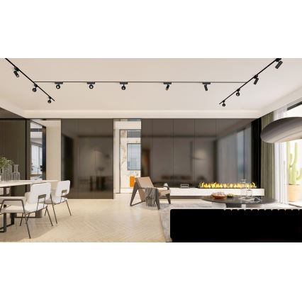 Rabalux - Spot à intensité variable pour système de rail monophasé LED/5W/24V 2700-5500K Wi-Fi Tuya noir