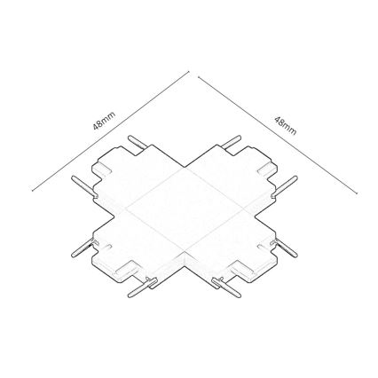 Rabalux - Connecteur pour luminaires dans le système de rail type +