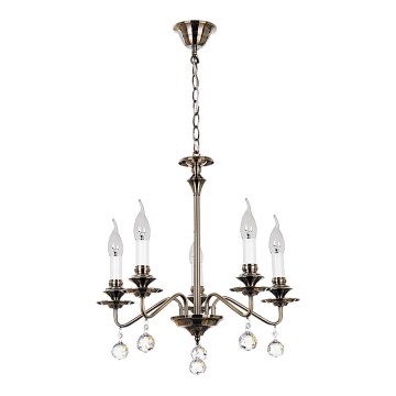 Rabalux 7058 - Lustre avec chaîne BEATRICE 5xE14/40W