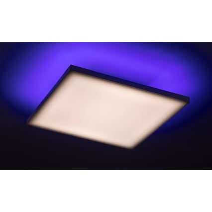 Rabalux - Plafonnier à intensité variable RGB LED/18W/230V 3000-6500K 30x30 cm + télécommande