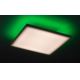 Rabalux - Plafonnier à intensité variable RGB LED/18W/230V 3000-6500K 30x30 cm + télécommande