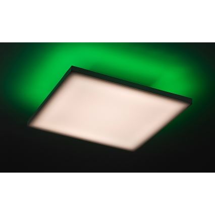 Rabalux - Plafonnier à intensité variable RGB LED/18W/230V 3000-6500K 30x30 cm + télécommande