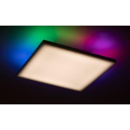 Rabalux - Plafonnier à intensité variable RGB LED/18W/230V 3000-6500K 30x30 cm + télécommande