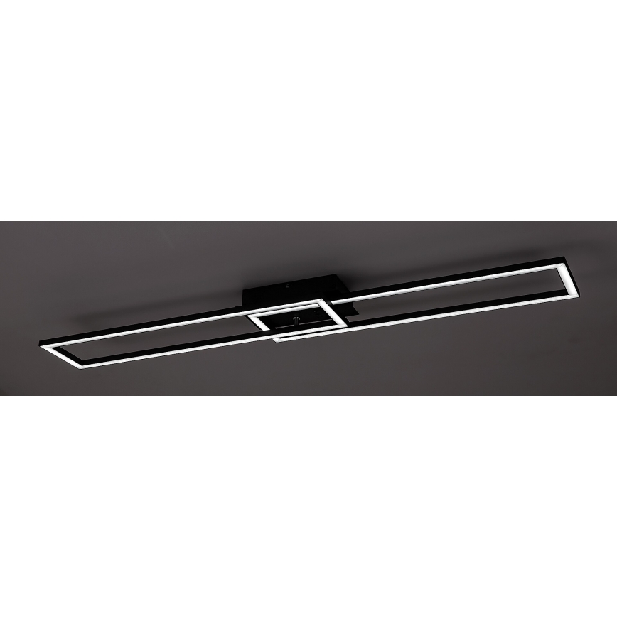 Rabalux - Plafonnier LED dimmable 38 W, 230 V, 3000–6500 K, Wi-Fi Tuya + télécommande, 20 x 102 cm