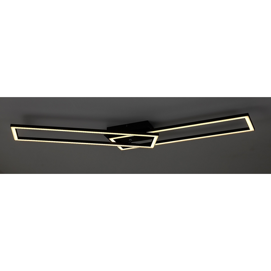 Rabalux - Plafonnier LED dimmable 38 W, 230 V, 3000–6500 K, Wi-Fi Tuya + télécommande, 20 x 102 cm