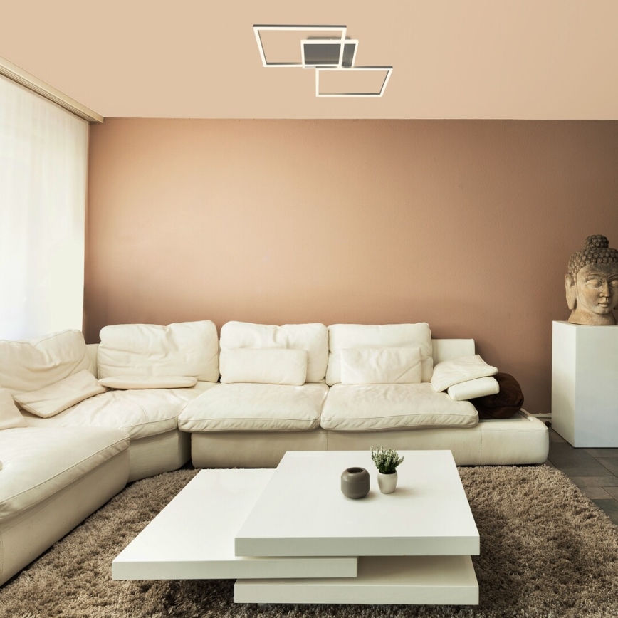 Rabalux - Plafonnier LED/40W/230V 4000K chrome mat 39x50 cm
