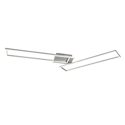 Rabalux - Plafonnier à intensité variable LED LED/40W/230V 2700-6500K Wi-Fi Tuya chrome mat + télécommande