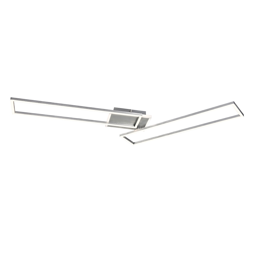 Rabalux - Plafonnier à intensité variable LED LED/40W/230V 2700-6500K Wi-Fi Tuya chrome mat + télécommande