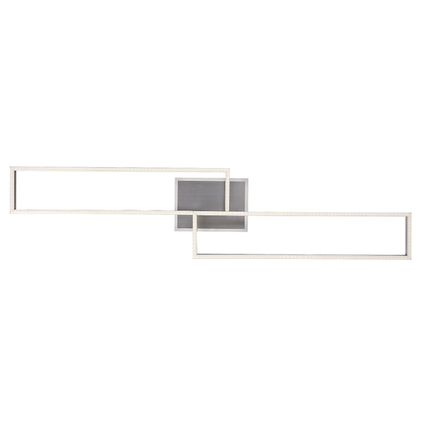 Rabalux - Plafonnier à intensité variable LED LED/40W/230V 2700-6500K Wi-Fi Tuya chrome mat + télécommande
