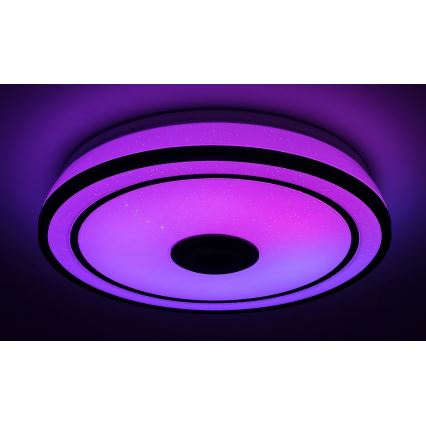 Rabalux - LED RGB Plafonnier à intensité variable avec enceinte LED/24W/230V 3000-6500K + télécommande