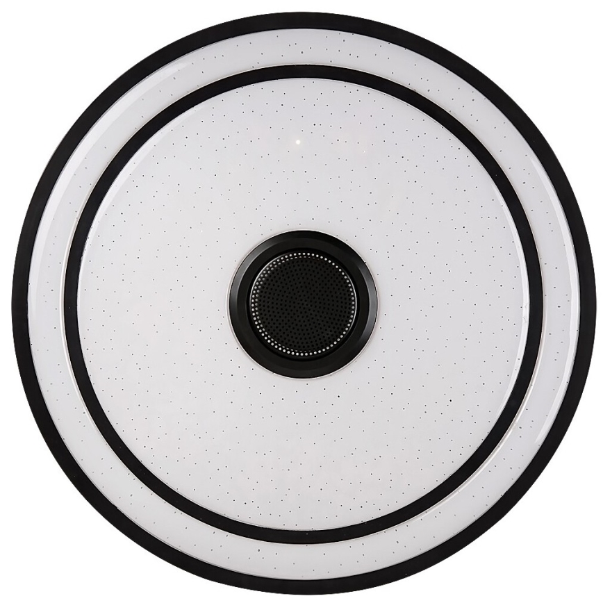 Rabalux - Plafonnier LED RGB dimmable avec haut-parleur, LED 24 W, 230 V, 3000–6500 K + télécommande, Ø 39,5 cm