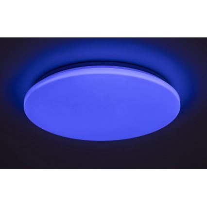 Rabalux - Plafonnier à intensité variable RGB LED/48W/230V Wi-Fi Tuya 3000-6500K 50 cm