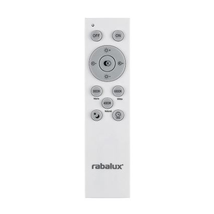 Rabalux - Suspension filaire à intensité variable LED/60W/230V 3000-6000K noir + télécommande