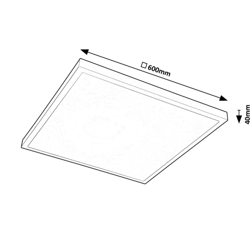 Rabalux - Panneau en saillie LED/40W/230V 4000K 60x60 cm
