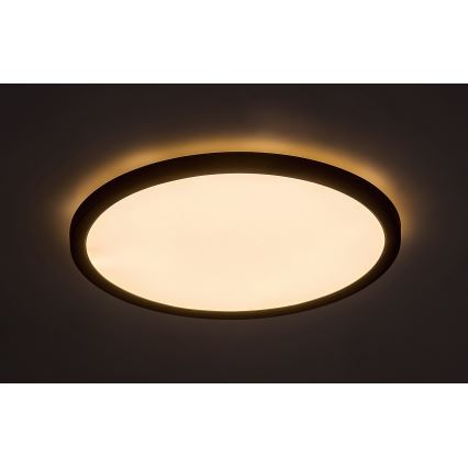 Rabalux - Plafonnier LED/36W/230V 3000/4000/6000K d. 50 cm noir