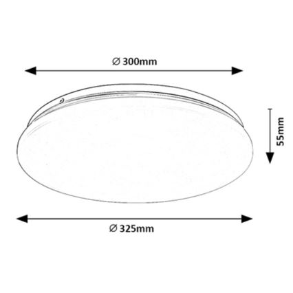 Rabalux - Plafonnier LED/18W/230V 4000K 32 cm