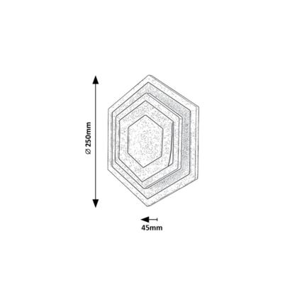 Rabalux - Plafonnier LED LED/23W/230V 3000/6000K