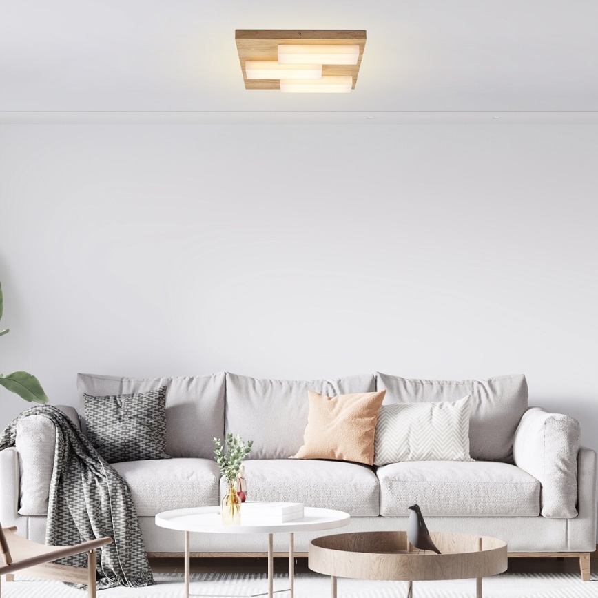 Rabalux - Plafonnier LED/30W/230V 3000K chêne 40x40 cm