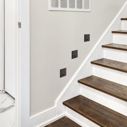 Rabalux - Spot d'escalier LED LED/3W/230V 3000K noir
