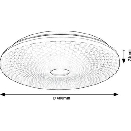 Rabalux - Plafonnier LED/24W/230V 4000K d. 40 cm