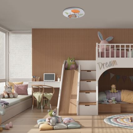 Rabalux - Plafonnier LED pour enfants, 24W/230V, 3000K, Ø 37,5 cm
