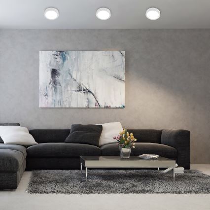 Rabalux - Plafonnier LED/15W/230V 4000K d. 16 cm blanc