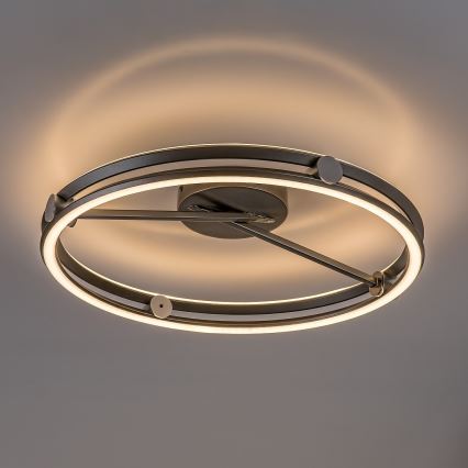 Rabalux - Plafonnier LED dimmable LED/60W/230V 3000-6500K Ø 50 cm gris + télécommande