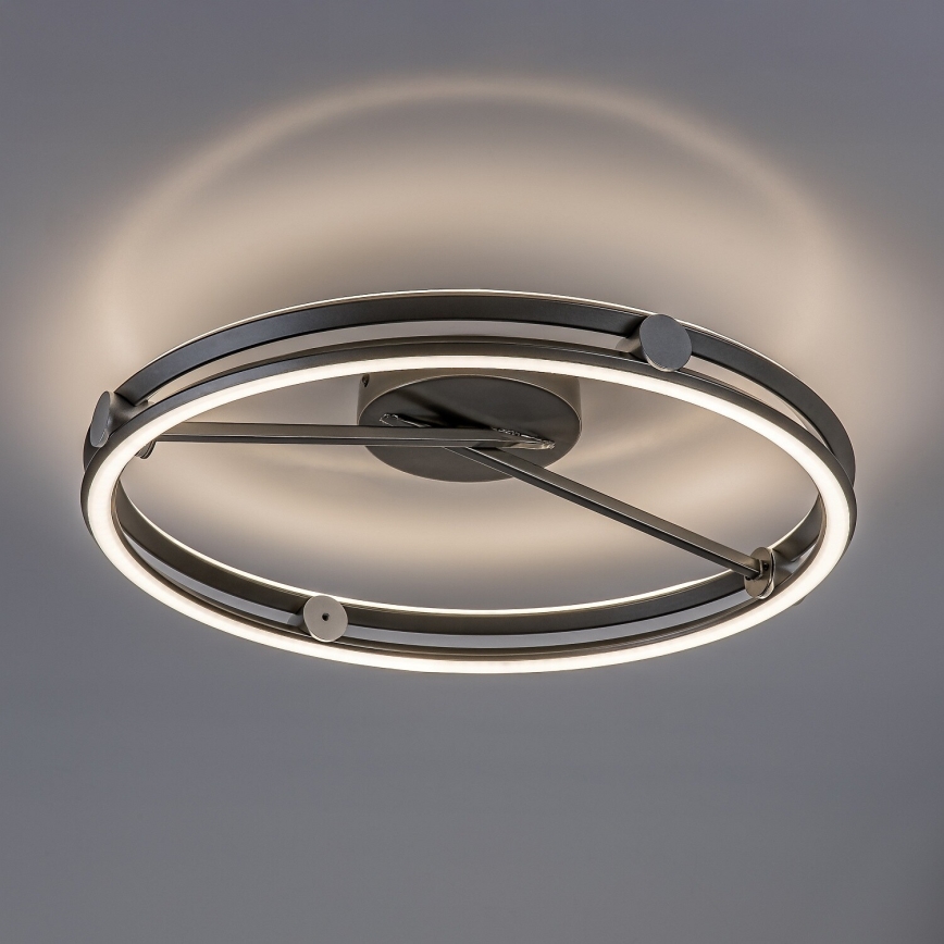 Rabalux - Plafonnier LED dimmable LED/60W/230V 3000-6500K Ø 50 cm gris + télécommande