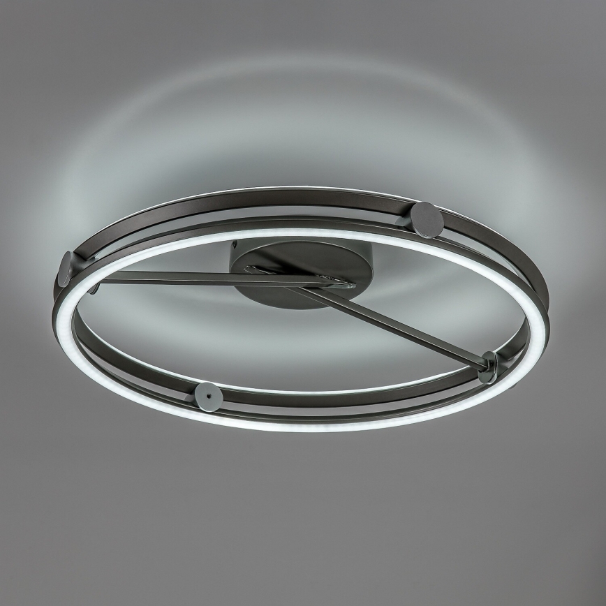 Rabalux - Plafonnier LED dimmable LED/60W/230V 3000-6500K Ø 50 cm gris + télécommande